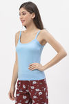 Floret Cotton Camisole (Pack of 2) - Maroon Sky — thumbnail 8